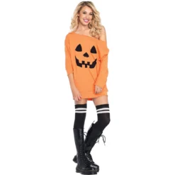 Hot Sale π₯ Leg Avenue Women's Jersey Dress Pumpkin π§¨