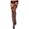 Outlet 😉 Leg Avenue Women's Fishnet Stockings With Lace Top 🎁