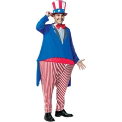 Budget 🔥 Rasta Imposta Men's Uncle Sam Hoopster Costume ⌛