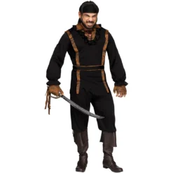 Coupon 😉 Fun World Men's Dark Pirate Costume 🔔