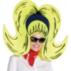 Discount ⌛ Rasta Imposta Rasta Impasta Yellow Bouffant Foam Wig Giant ✔️