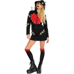 Deals ⌛ Leg Avenue 🔔 Women's Cozy Voodoo Doll Dress 🔔