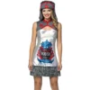 Best Sale ⌛ Morris Costumes Vodka Bottle Dress 😉