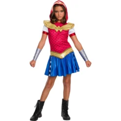 Cheap ✔️ Rubie's Dc Super Hero Girls Wonder Woman Hoodie Dress 🛒