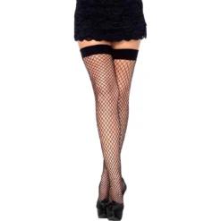 Cheapest π Leg Avenue Women's Lycra Fishnet Thigh High Stockings π