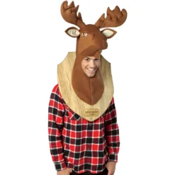 Cheapest 🔔 Morris Costumes Adult Loose Moose Trophy Headpiece ✔️