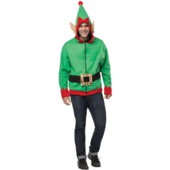 Budget 😉 Rasta Imposta Men's Elf Hoodie Costume ✨