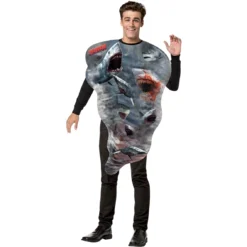 Top 10 ✔️ Rasta Imposta Adult Sharknado Get Real Costume 💯