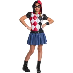 Best Pirce β¨ Rubie's Dc Super Hero π₯ Girls Harley Quinn Hoodie Dress β€οΈ