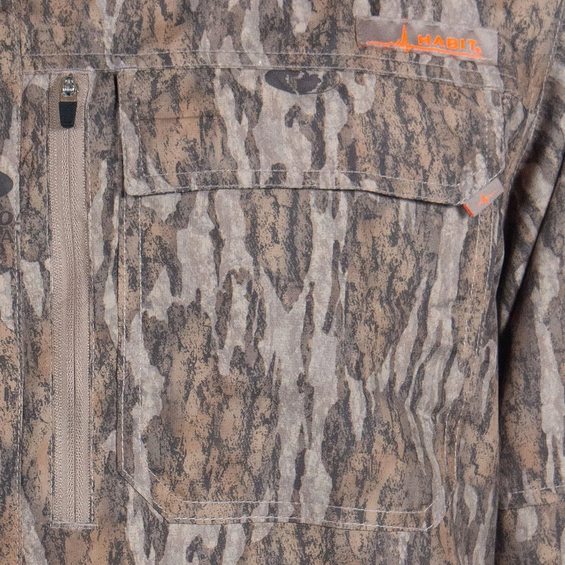 New π₯ Habit Men's Hatcher Pass Long Sleeve Camo Guide Shirt π― 4 New π₯ Habit Men's Hatcher Pass Long Sleeve Camo Guide Shirt π― - Image 4