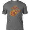 New ✔️ 7.62 Design USMC Eagle Globe Anchor Distressed Logo Tee 🎁