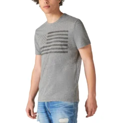 Budget 🧨 Lucky Brand USA Flag Tee ⭐ -Specialty Clothing Stores unnamed file 839