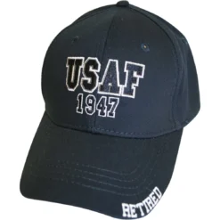 Deals 🧨 BLYNC Air Force Navy Blue Twill Cap 🔥