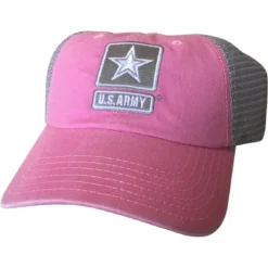 Budget π― Blync Washed Pink Mesh Army Cap β€οΈ