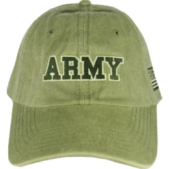Hot Sale ⌛ BLYNC TLJ Marketing & Sales Washed Olive Army Flag Cap ✨