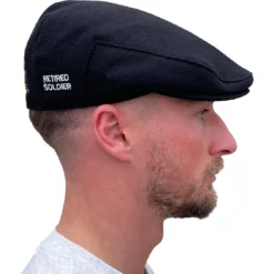 New ✔️ Poe & Company Limited Army Officially Licensed Standard Flat Cap Retired 🎉 -Specialty Clothing Stores unnamed file 883