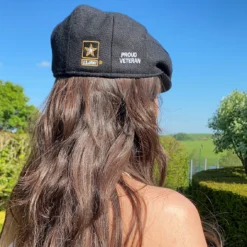 Wholesale 🔔 Poe & Company Limited Liberty Collection U.S. Army Proud Veteran Flat Cap 👏 -Specialty Clothing Stores unnamed file 925