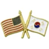 Discount 🎁 Challenge Coin US South Korea Flags Pin 🤩