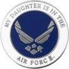 Cheapest 🔔 Mitchell Proffitt My Daughter Is In The Air Force Symbol Lapel Pin ✔️