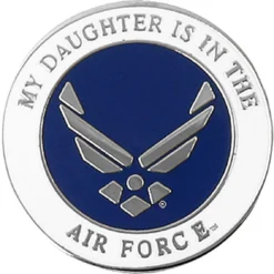 Cheapest 🔔 Mitchell Proffitt My Daughter Is In The Air Force Symbol Lapel Pin ✔️