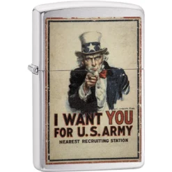 Promo ✨ Zippo Uncle Sam Lighter ✔️