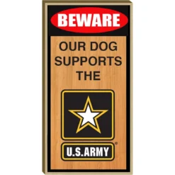 Cheap ✨ All Star Dogs U.S. Military Wood Sign 👍